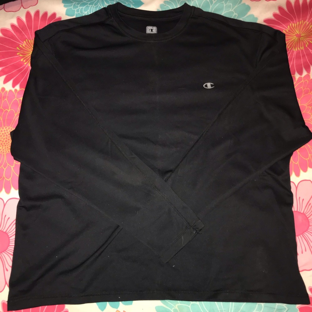 Black Champion long sleeve shirt